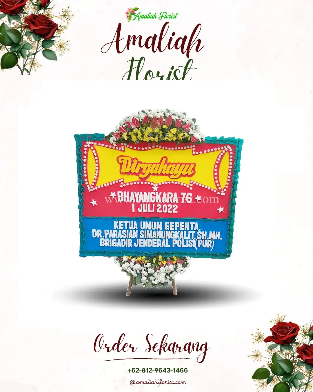 Papan Bunga HUT Ulang Tahun Miriprowo